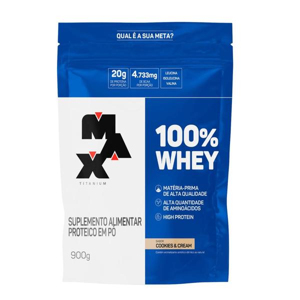 Imagem de Whey Protein Concentrado Max Titanium 900g 