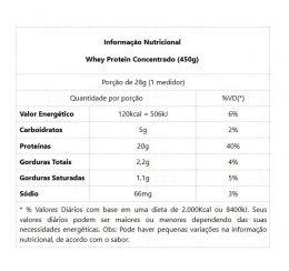 Imagem de Whey Protein Concentrado Pote (450g) - Sabor: Butter Cookies.