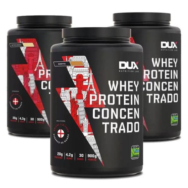 Whey Protein Concentrado Pote (450g) - Sabor: Chocolate - Dux Nutrition Imagem de Whey Protein Concentrado Pote (450g) - Sabor: Chocolate