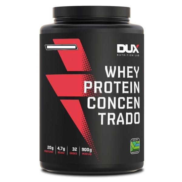 Whey Protein Concentrado Pote (900g) - Sabor: Morango - Dux Nutrition Imagem de Whey Protein Concentrado Pote (900g) - Sabor: Morango