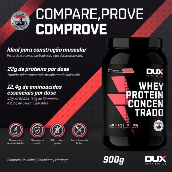 Imagem de Whey Protein Concentrado Pote 900gr - DUX Nutrition