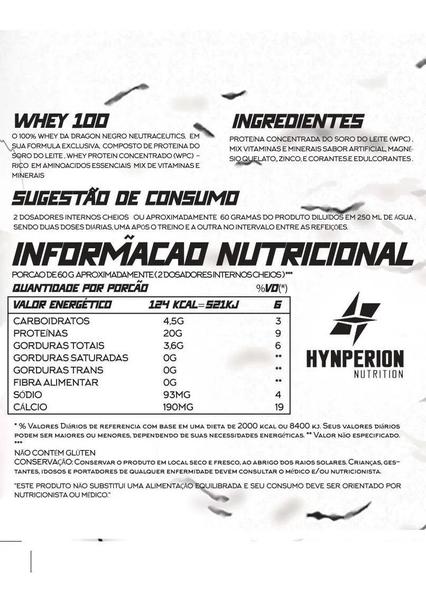 Whey Protein Concentrado Premium 20G Proteína 1900Kg Choco B - Dragon Negro Imagem de Whey Protein Concentrado Premium 20G Proteína 1900Kg Choco B