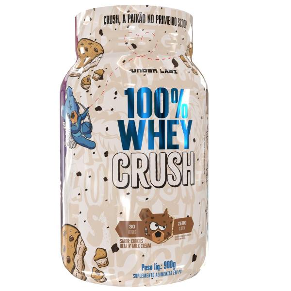 Imagem de Whey Protein Crush 100% Concentrado Under Labz 900g C/ Coq10