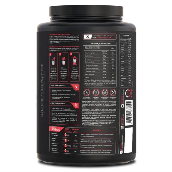 Imagem de Whey Protein Dux Concentrado 900g + Cafeína Dux 90 cáps