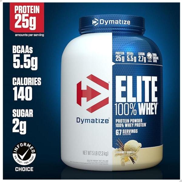 Imagem de Whey Protein Elite 100% Powder 2,3Kg 5Lbs Dymatize