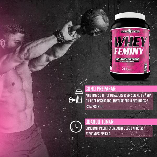 Imagem de Whey Protein Feminino com Colágeno 907g Proteína Sem Gluten Nao engorda