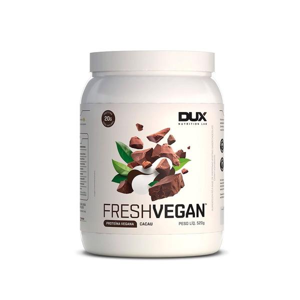 Whey Protein Fresh Vegan Cacau 520g Dux Nutrition - DUX Nutrition Lab Imagem de Whey Protein Fresh Vegan Cacau 520g Dux Nutrition