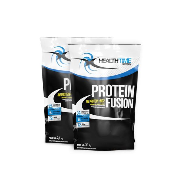 Whey Protein Fusion 3w 4,2kg Healthtime (2 Refis) - HEALTH TIME Imagem de Whey Protein Fusion 3w 4,2kg Healthtime (2 Refis)