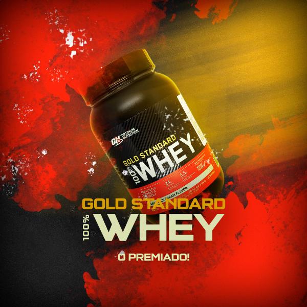 Imagem de Whey protein gold standard baunilha 2,00 lbs 907g  optimum nutrition