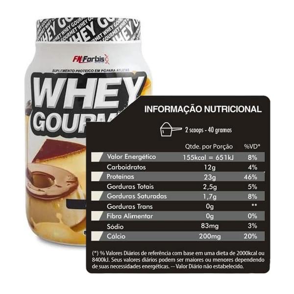 Imagem de Whey Protein Gourmet 900 G - Fn Forbis Pudim