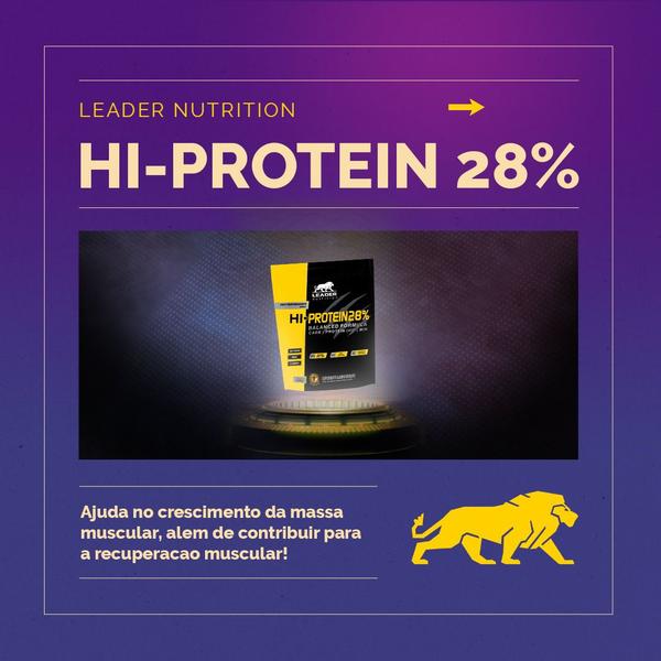 Imagem de Whey Protein Hi Protein 28% 900g - Leader Nutrition