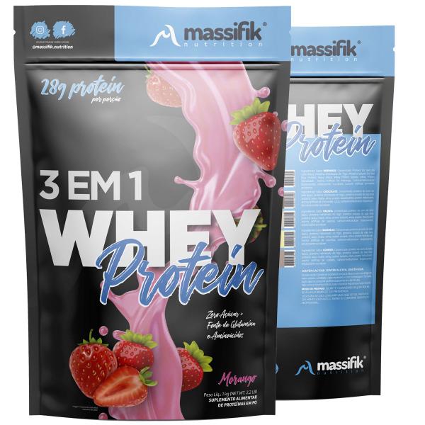 Imagem de Whey Protein Hidrolisado Isolado Concentrado 3w 1kg Massifik - Vários Sabores