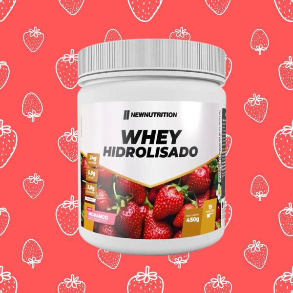 Imagem de Whey Protein Hidrolisado Pote 450g New Nutrition