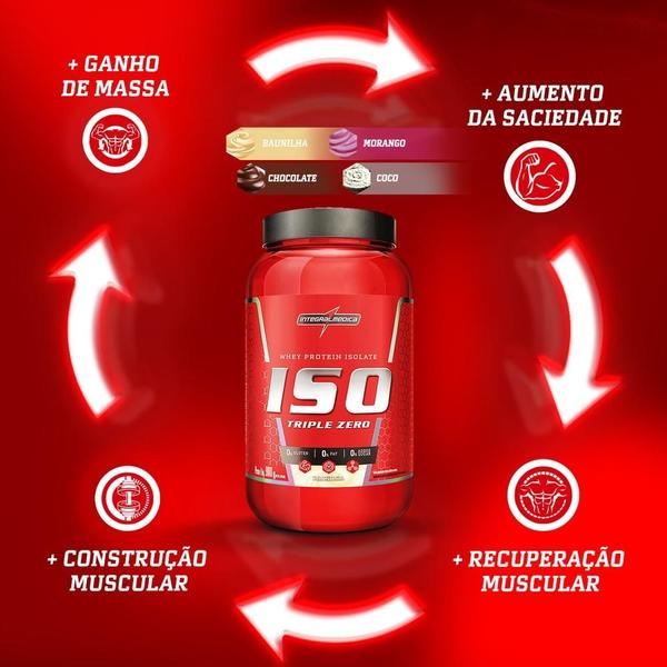 Imagem de Whey Protein Integralmedica Iso Triple Zero Baunilha 900g Pote