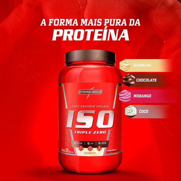 Imagem de Whey Protein Integralmedica Iso Triple Zero Chocolate 900g Pote