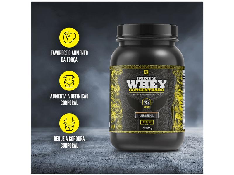Whey Protein Iridium Labs Concentrado - Doce de Leite 900g Imagem de Whey Protein Iridium Labs Concentrado