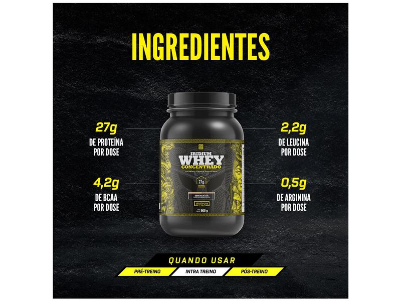Whey Protein Iridium Labs Concentrado - Doce de Leite 900g Imagem de Whey Protein Iridium Labs Concentrado