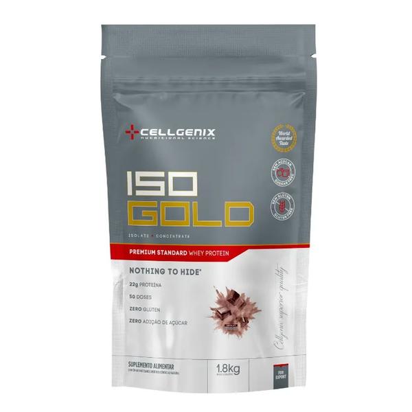 Imagem de Whey Protein Iso Gold Premium Standard 1.8kg Refil - Cellgenix