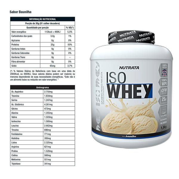 Imagem de Whey Protein Iso Whey Proteína Isolada 1,8kg Sabor Baunilha