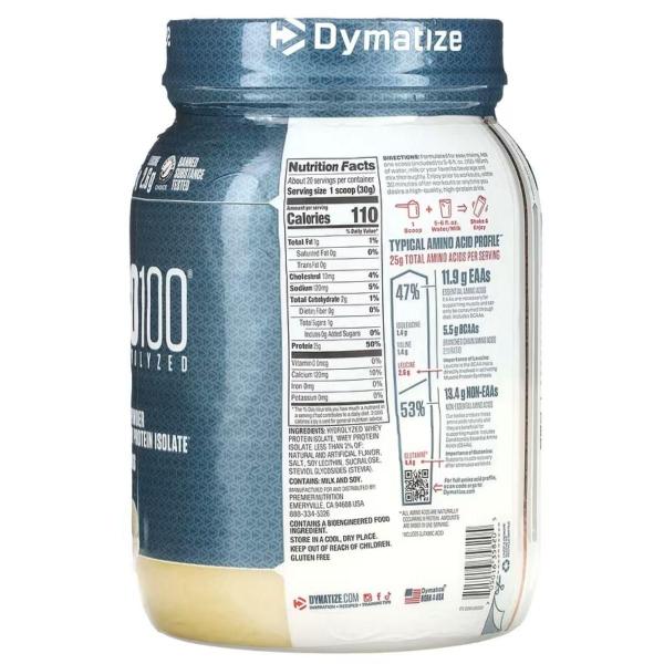 Imagem de Whey Protein ISO100 Hydrolyzed 610g 1,45Lbs Dymatize