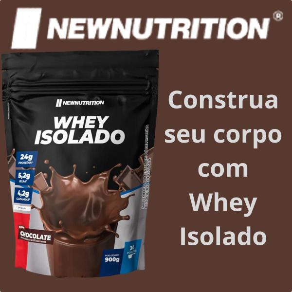 Imagem de Whey Protein Isolado All Natural 900g New Nutrition