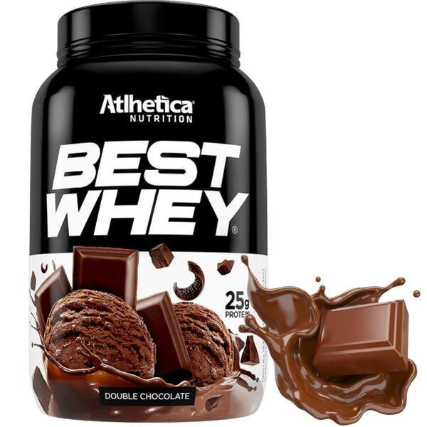 Whey Protein Isolado Concentrado Hidrolisado Best Whey Atlhetica Whey Saboroso 900g - Atlhetica Nutrition Imagem de Whey Protein Isolado Concentrado Hidrolisado Best Whey Atlhetica Whey Saboroso 900g