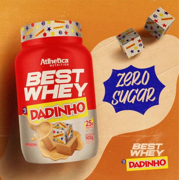 Whey Protein Isolado Concentrado Hidrolisado Best Whey Atlhetica Whey Saboroso 900g - Atlhetica Nutrition Imagem de Whey Protein Isolado Concentrado Hidrolisado Best Whey Atlhetica Whey Saboroso 900g
