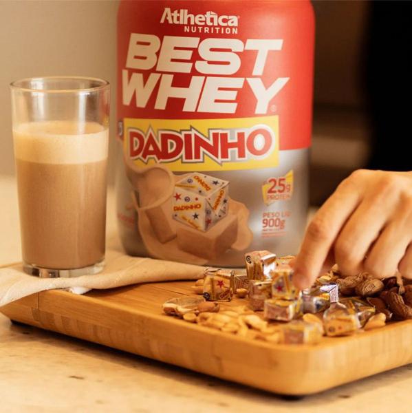 Whey Protein Isolado Concentrado Hidrolisado Best Whey Atlhetica Whey Saboroso 900g - Atlhetica Nutrition Imagem de Whey Protein Isolado Concentrado Hidrolisado Best Whey Atlhetica Whey Saboroso 900g