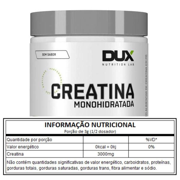 Imagem de Whey Protein Isolado Dux 900g + Creatina Monoidratada 100%Pura Dux 300g