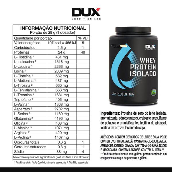 Imagem de Whey Protein Isolado Dux Nutrition - 900g