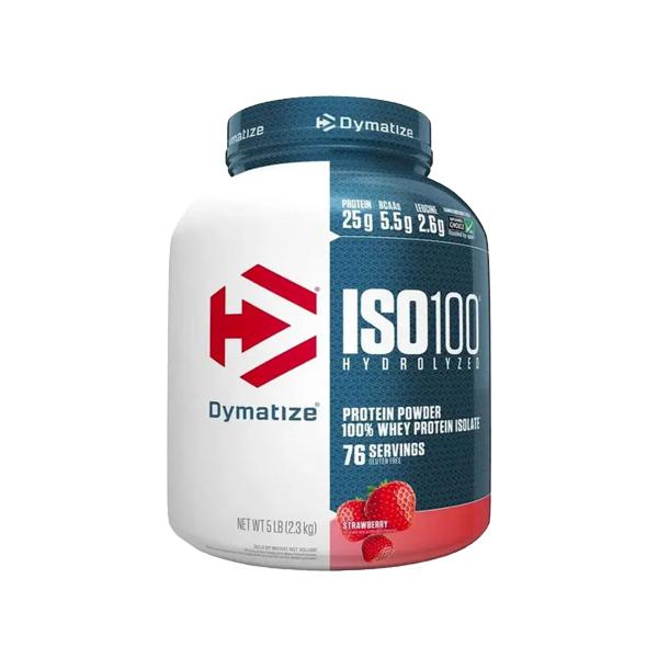 Imagem de Whey Protein Isolado Iso 100 Sabor Strawberry 2,3kg  Dymatize