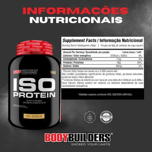 Imagem de Whey Protein Isolado ISO PROTEIN 2kg - Suplemento em Pó Proteína Isolada