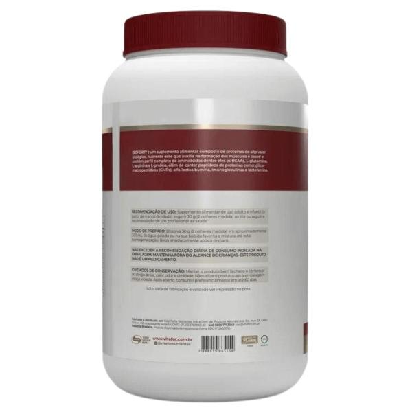Whey Protein Isolado Isofort 900g Vitafor Imagem de Whey Protein Isolado Isofort 900g Vitafor
