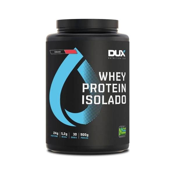 Whey Protein Isolado Pote (900g) - Sabor: Morango - Dux Nutrition Imagem de Whey Protein Isolado Pote (900g) - Sabor: Morango