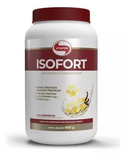 Imagem de Whey Protein Isolado Premium Isofort 900g Vitafor