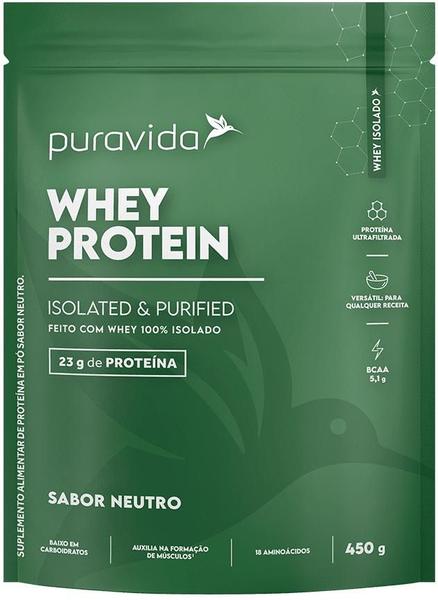 Imagem de Whey protein isolado- puravida - 450g neutro