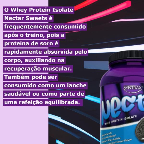 Imagem de Whey Protein Isolate Nectar Sweets 907g 2Lbs Syntrax