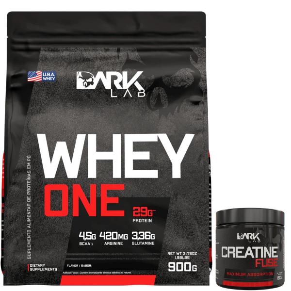 Imagem de Whey Protein One Refil 900g + Creatina Fuse 150g