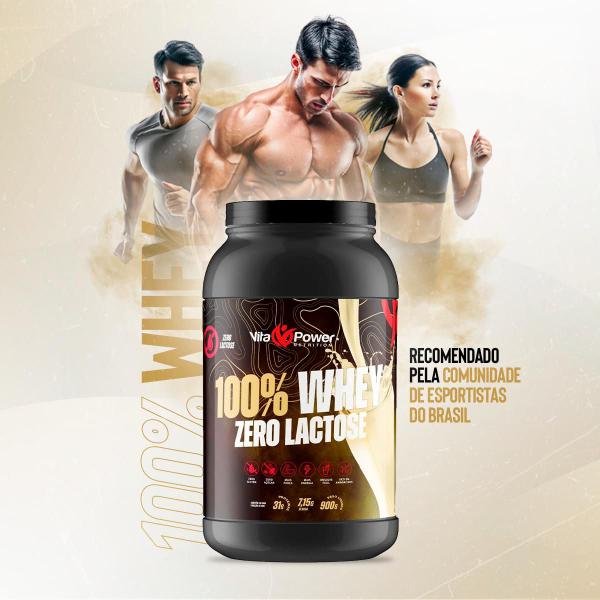 Whey Protein Premium Zero Lactose 100% Puro - Vita Power Imagem de Whey Protein Premium Zero Lactose 100% Puro - Vita Power