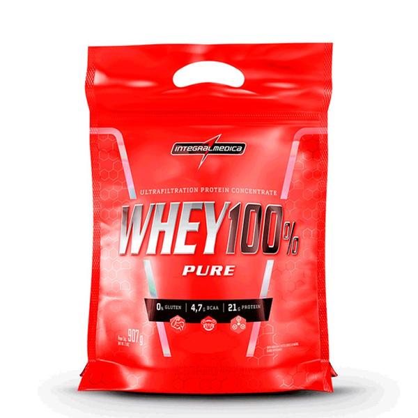 Imagem de Whey Protein Pure Whey 100% Pouch 907g Gelato di Latte Integralmedica