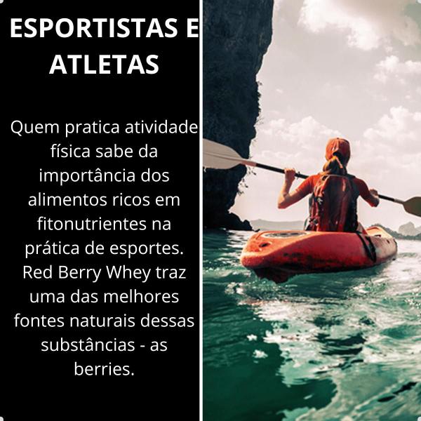Whey Protein Red Berry 510g Essential Nutrition Imagem de Whey Protein Red Berry 510g Essential Nutrition