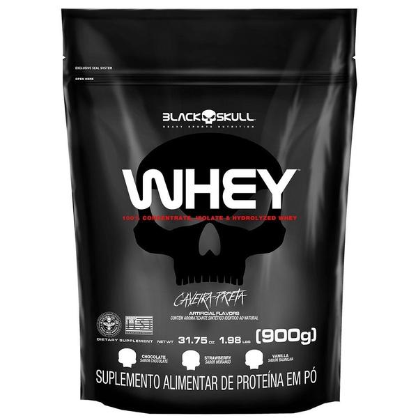 Imagem de Whey Protein Refil (900g) - Black Skull