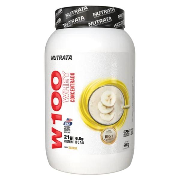 Imagem de Whey Protein W100 Concentrado 900g Nutrata