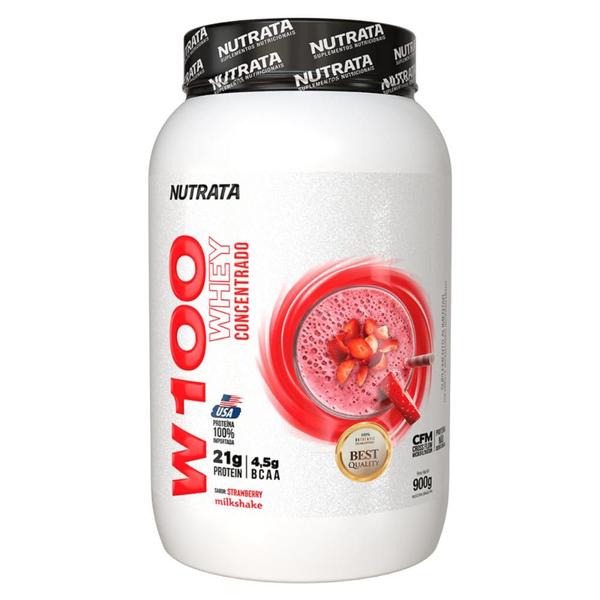 Imagem de Whey Protein W100 Concentrado 900g Nutrata