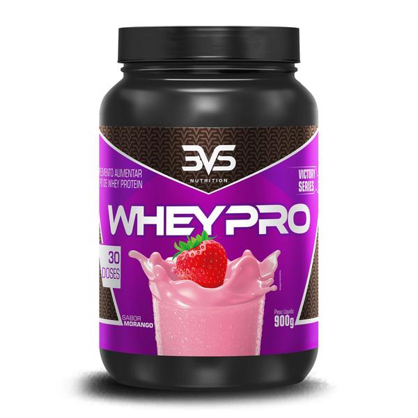 Imagem de Whey Protein Whey Pro Morango 900G 3Vs Nutrition