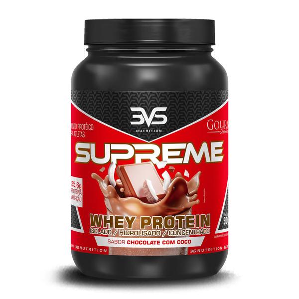 Imagem de Whey Protein Whey Supreme Chocolate 900G 3Vs