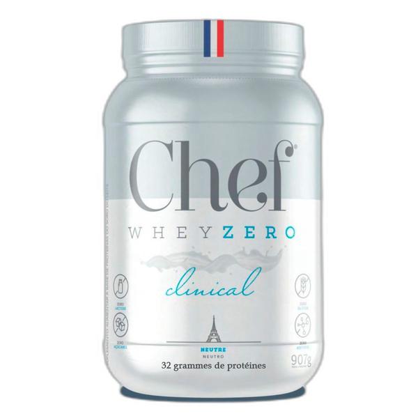 Whey Sem Lactose Muita Proteina Neutro 907g - Chef Whey Imagem de Whey Sem Lactose Muita Proteina Neutro 907g - Chef Whey