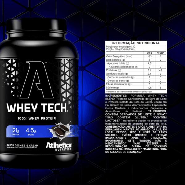 Imagem de Whey Tech Pote 900g Atlhetica Nutrition