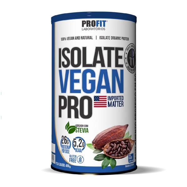 Whey Vegano Isolate Vegan Pro 480g Profit Laboratórios - Profit Laboratórios Imagem de Whey Vegano Isolate Vegan Pro 480g Profit Laboratórios