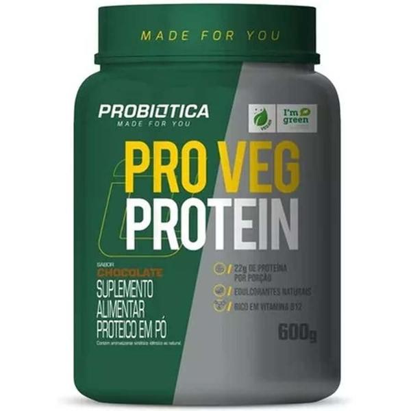 Imagem de Whey Vegano Pro Veg Protein 600G Chocolate Probiotica